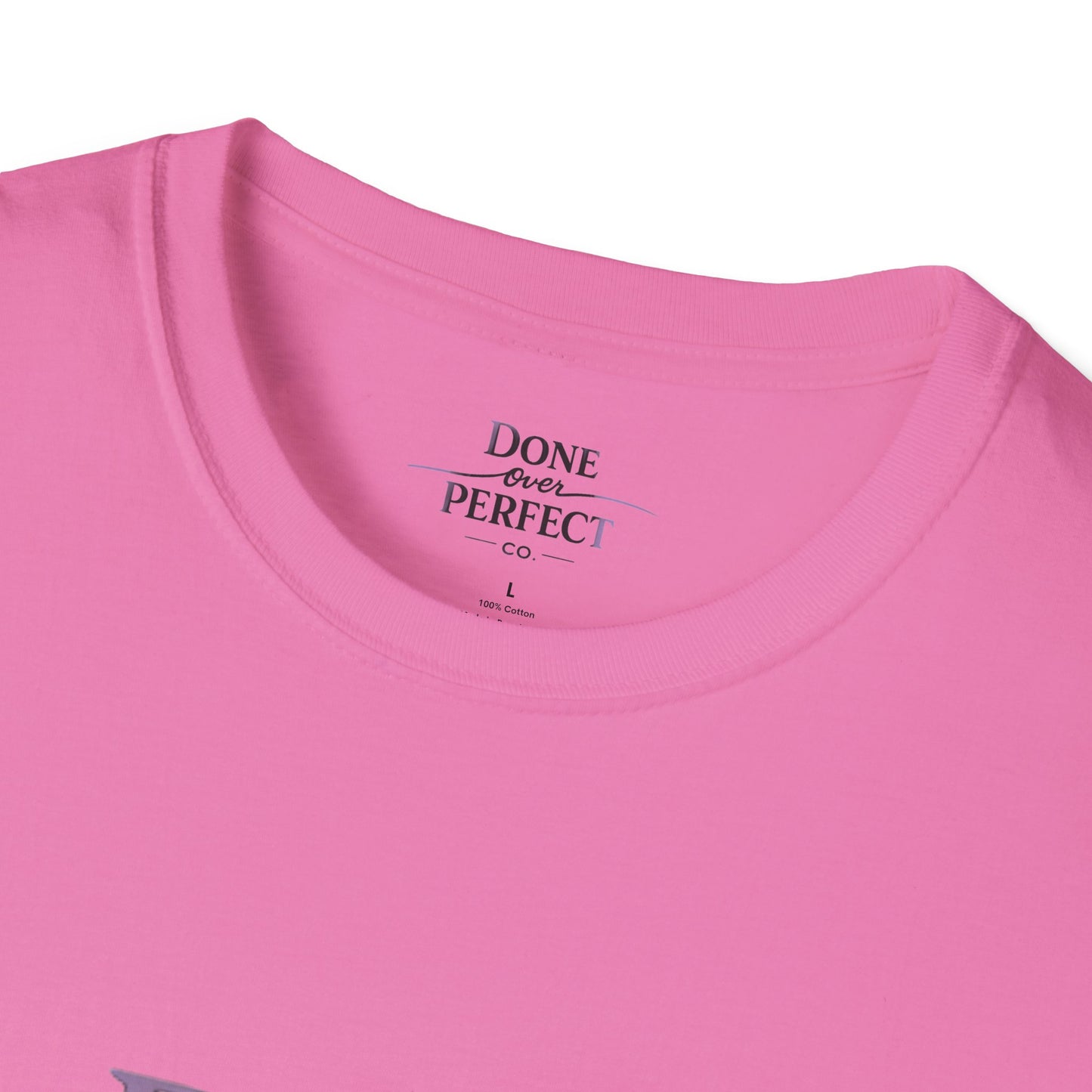 Done Over Perfect Co. Signature Logo Tee — Gildan 64000 Softstyle
