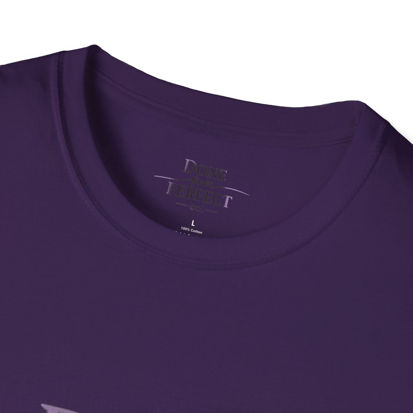 Done Over Perfect Co. Signature Logo Tee — Gildan 64000 Softstyle