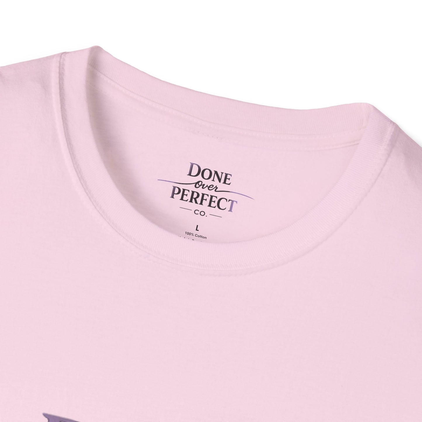 Done Over Perfect Co. Signature Logo Tee — Gildan 64000 Softstyle