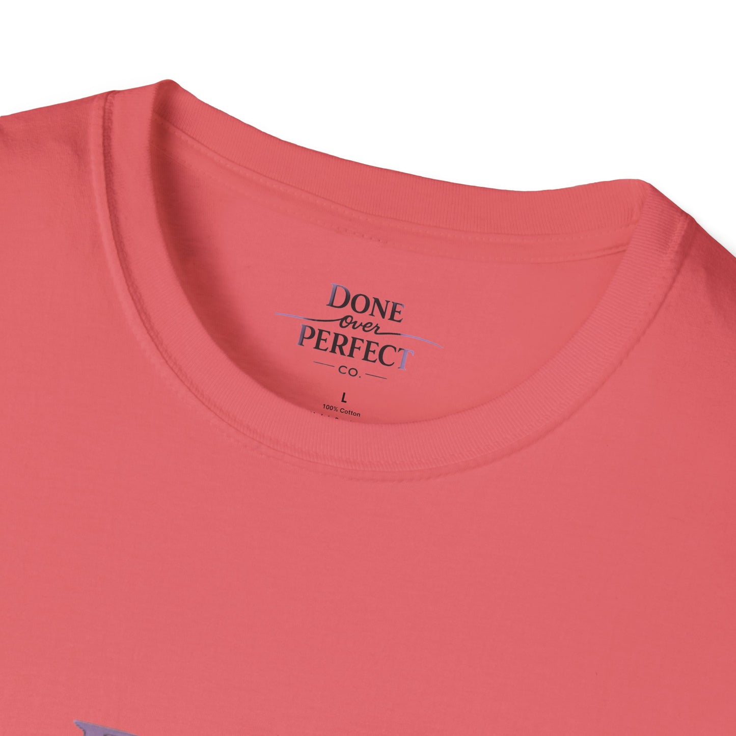 Done Over Perfect Co. Signature Logo Tee — Gildan 64000 Softstyle