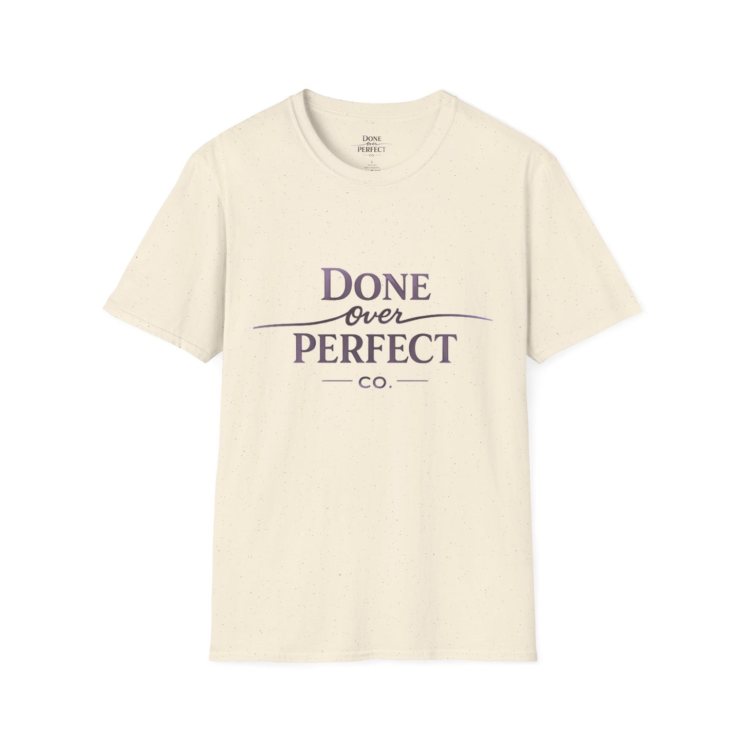 Done Over Perfect Co. Signature Logo Tee — Gildan 64000 Softstyle