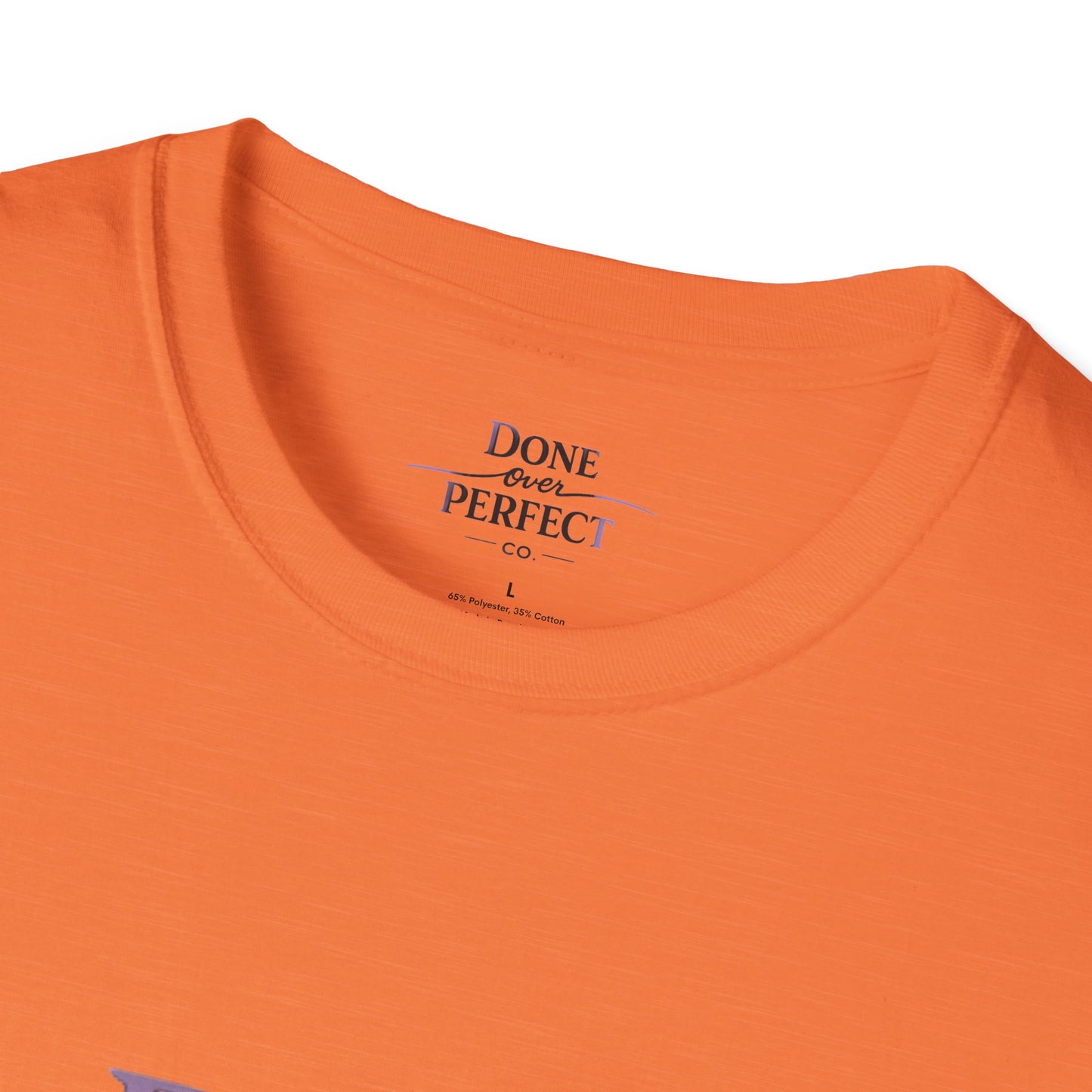 Done Over Perfect Co. Signature Logo Tee — Gildan 64000 Softstyle