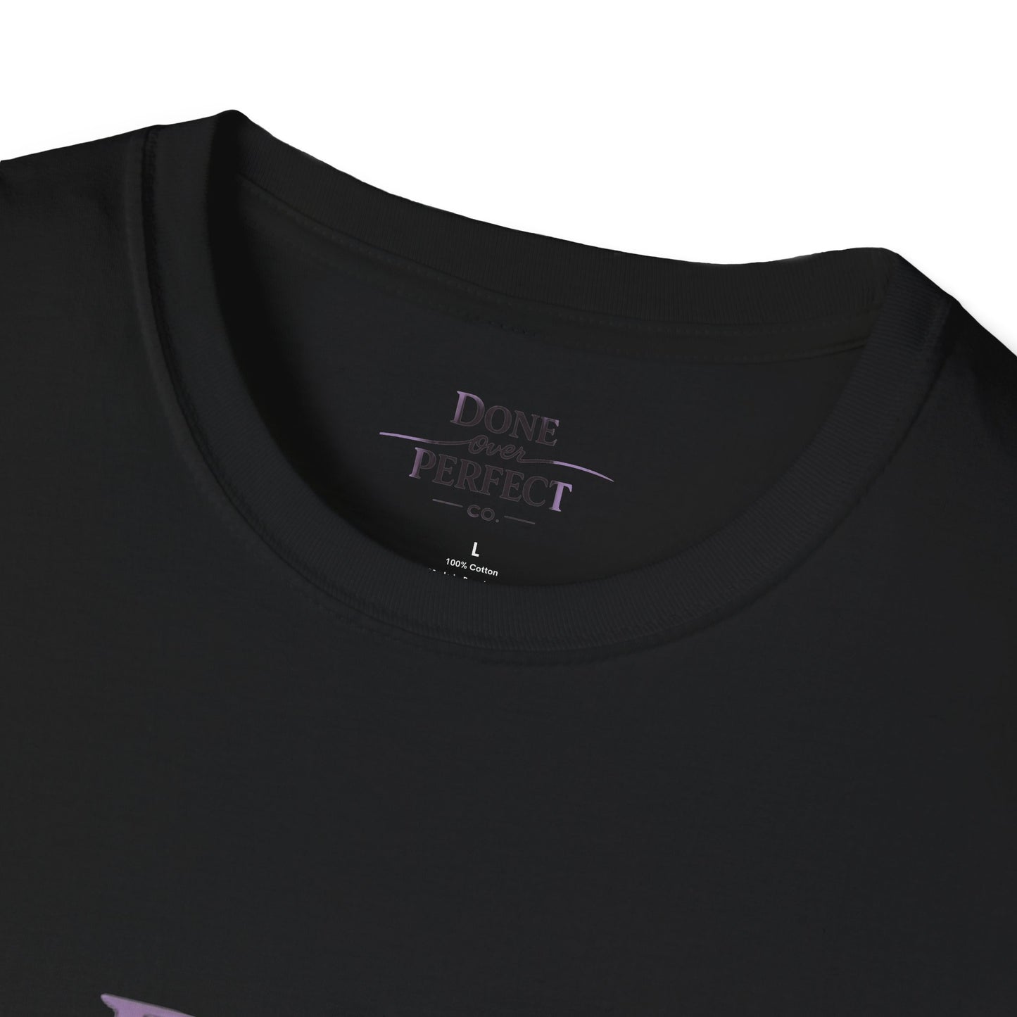 Done Over Perfect Co. Signature Logo Tee — Gildan 64000 Softstyle