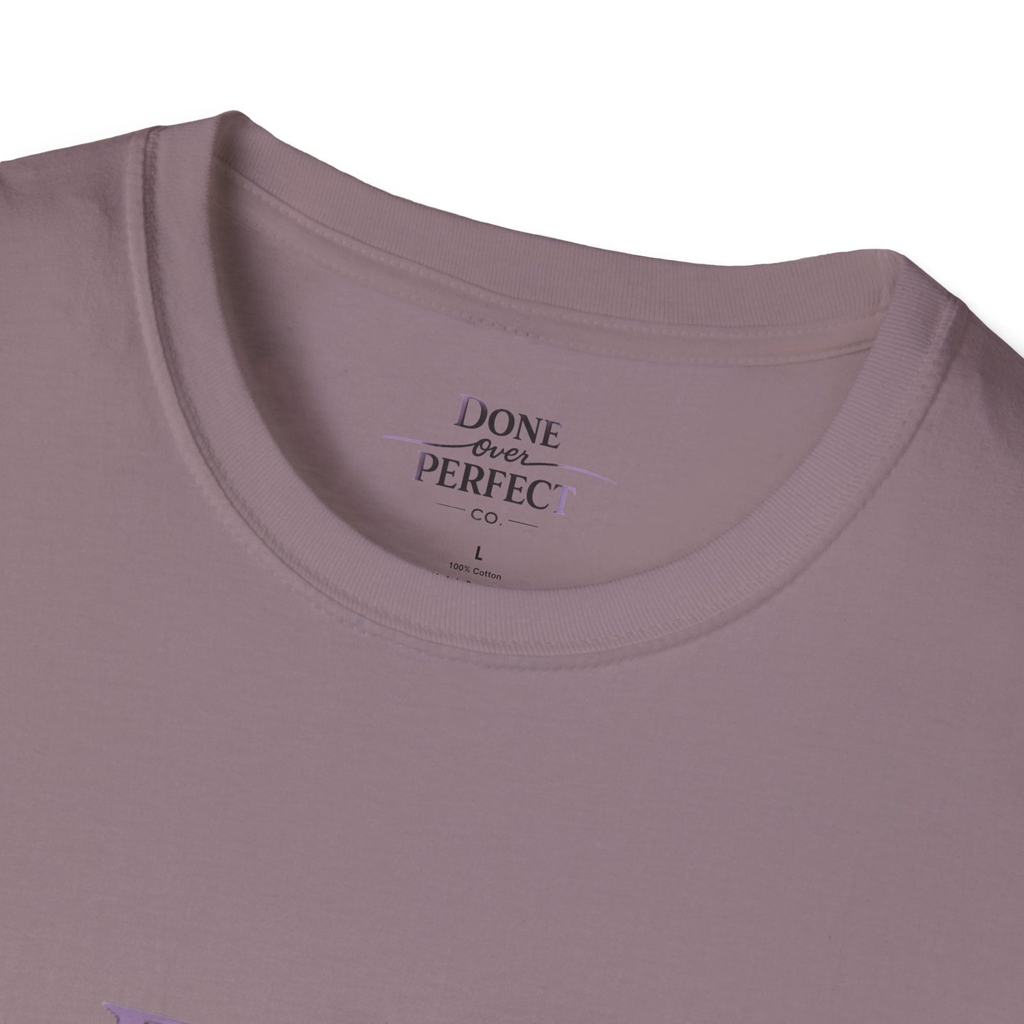 Done Over Perfect Co. Signature Logo Tee — Gildan 64000 Softstyle
