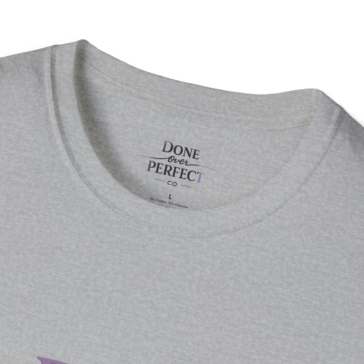 Done Over Perfect Co. Signature Logo Tee — Gildan 64000 Softstyle